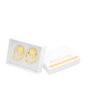 Arete Chapa Circulo Con Circulo Interior