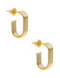 Damas Tendencias Aretes Acero Inoxidable Arracada Binoto