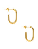Damas Tendencias Aretes Acero Inoxidable Arracada Binoto