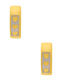 Huggies Acero Inoxidable Corazones Bitono