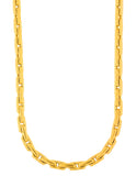 Cadena Eslabon Oval Estrelazado 42 cm