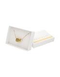 Collar Cubo Grande Dorado