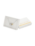 Collar Cubo Grande Plateado