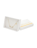 Collar Barra T Cristales Cruz Mini