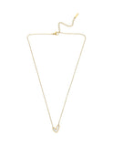 Collar Corazón Piedra Perla Madre