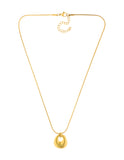 Collar Ovalo Irregular Dorado