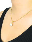 Collar Perla Sint Cadena Cola de ratón