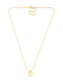 Collar Dije Bolita Piedra Blanca