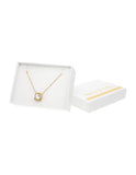 Collar Cuadrado con Cristal