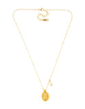 Collar Virgen Con Perla