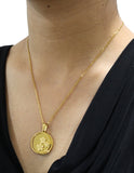 Collar y Aretes NUVI Redondo Tres Flores