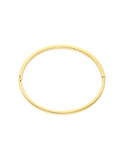 Brazalete Delgada Redondos Grabado Dorado