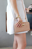 Crossbody Dua Mila España Simil Horizontal Nude