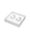 Arracada NUVI Triple 25 mm Plateado