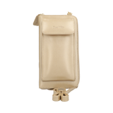Crossbody Dua Mila Italia Piel Vertical Champagne
