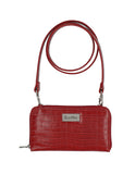 Crossbody Dua Mila Simil Horizontal Rojo