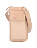 Crossbody Dua Mila España Simil Vertical Nude