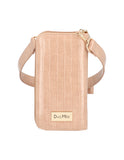 Crossbody Dua Mila España Simil Vertical Nude