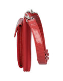 Crossbody Dua Mila España Simil Vertical Rojo