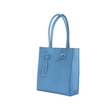 Bolso Dua Mila Colección Valentina Piel Tote Alta Azul