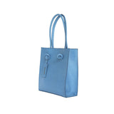 Bolso Dua Mila Colección Valentina Piel Tote Alta Azul