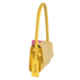 Clutch Dua Mila Colección Regina Piel Amarillo