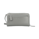 Crossbody Dua Mila Italia Piel Horizontal Pewter