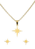 Collar y Aretes NUVI Estrella
