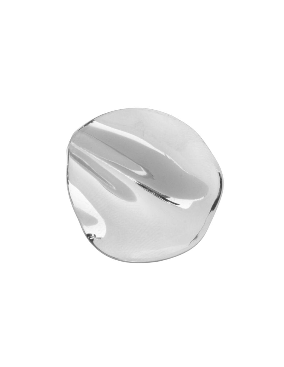 Anillo Ajustable Redondo espejo ondulado