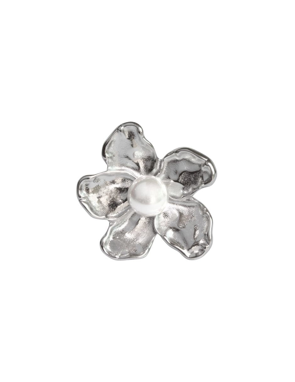 Anillo Flor Perlita