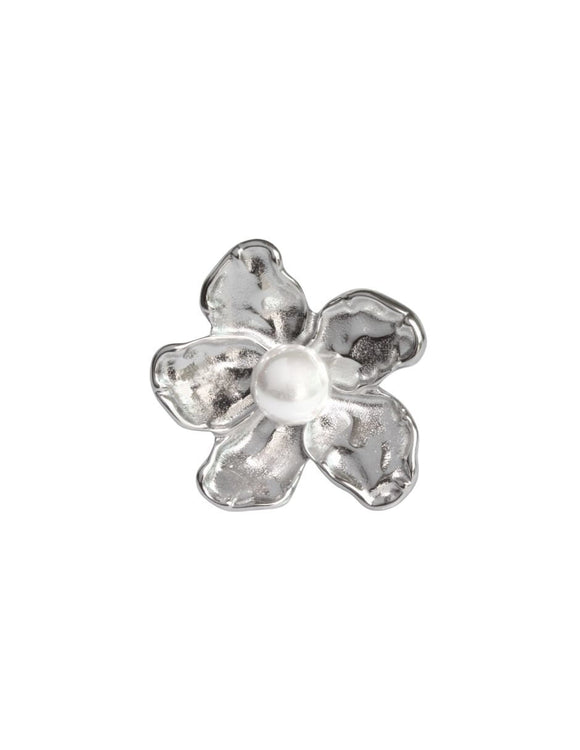 Anillo Flor Perlita