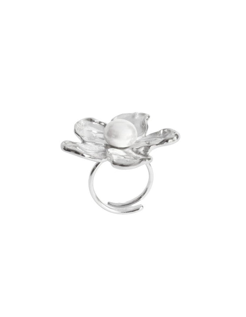 Anillo Flor Perlita