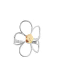 Anillo Ajustable Flor delgada