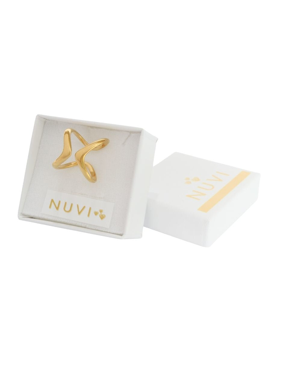 Anillo ajustable Siluetas Mariposa