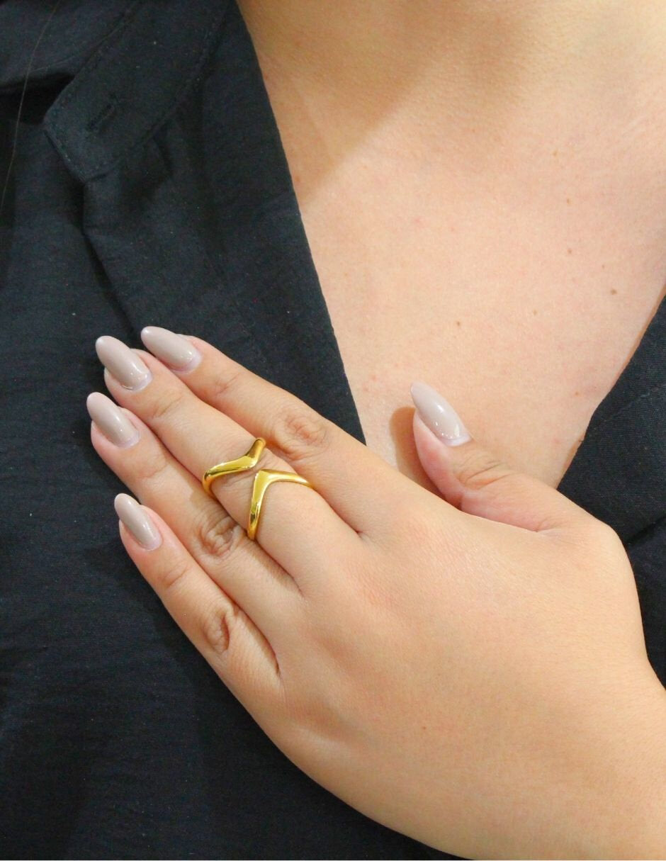 Anillo ajustable Siluetas Mariposa