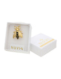 Anillo Ajustable Polilla Negra - Insecto