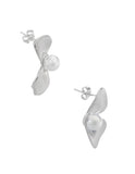 Aretes Perla con Flor