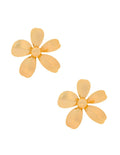 Aretes Chapa Flor con bolita