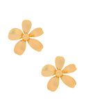 Aretes Chapa Flor con bolita
