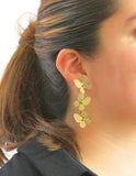 Aretes Chapa Colgante Mariposas