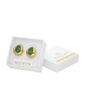 Arete Gota Esmalte Verde