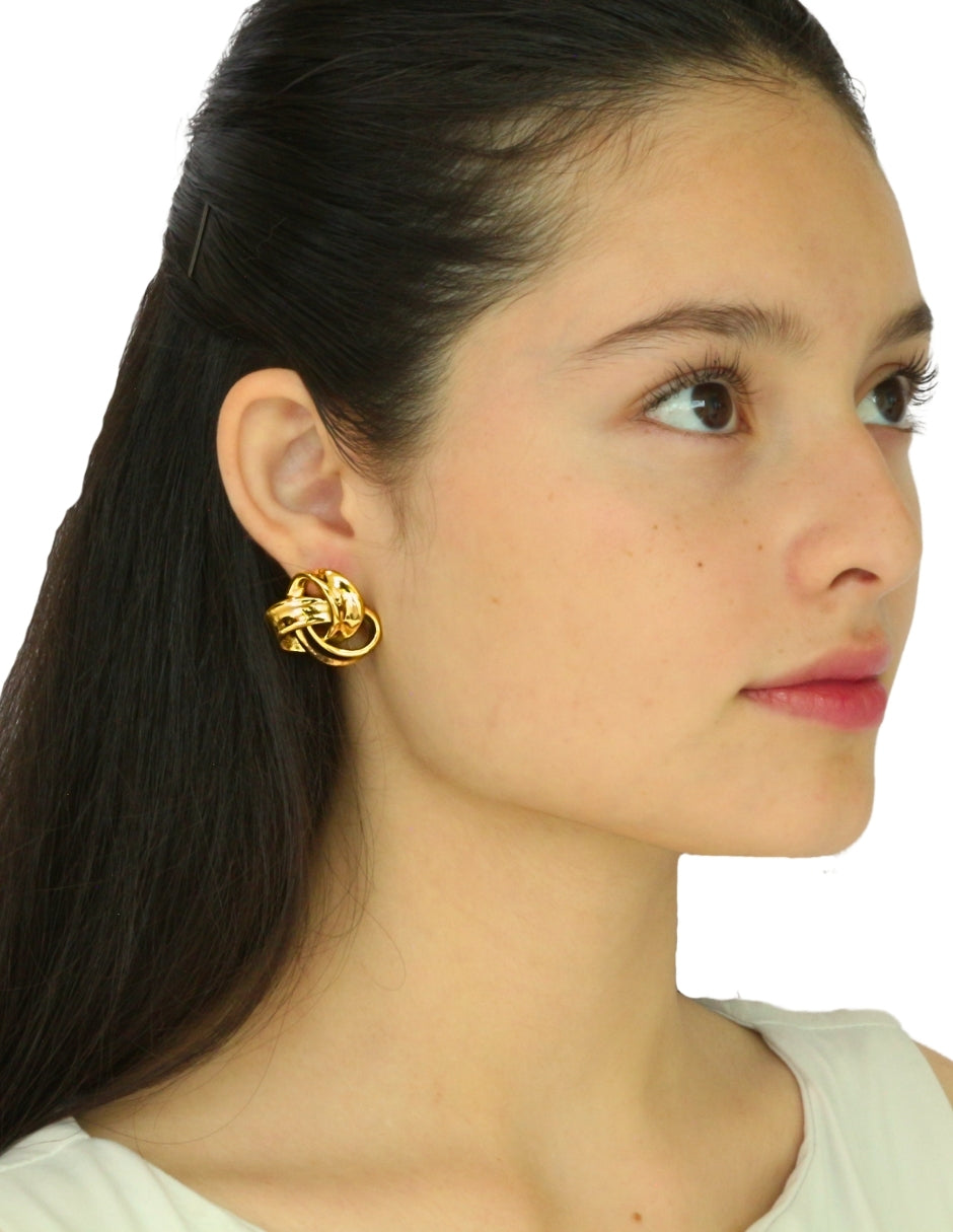 Arete Nudos Dorado