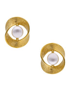 Arete Nudo con Perla