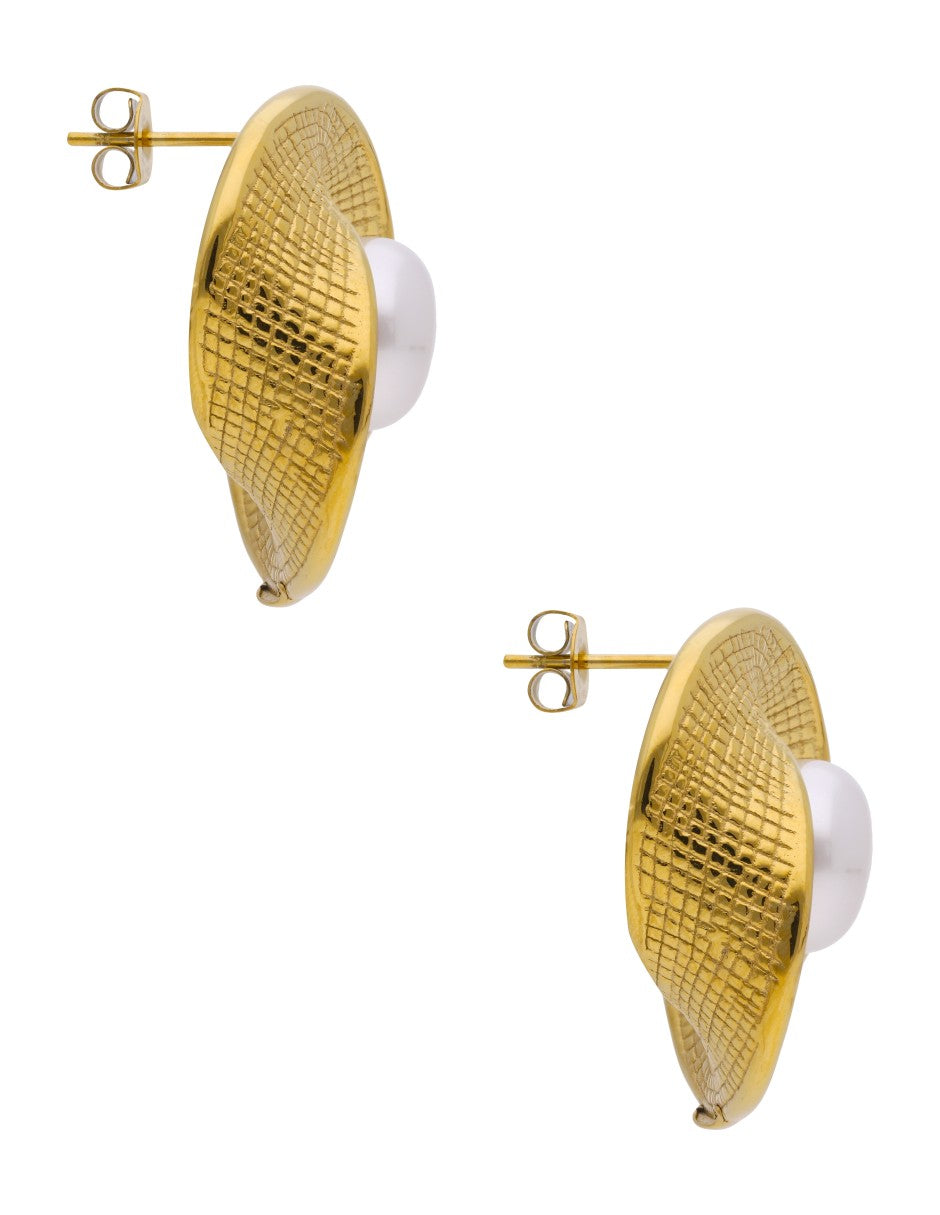 Arete Nudo con Perla