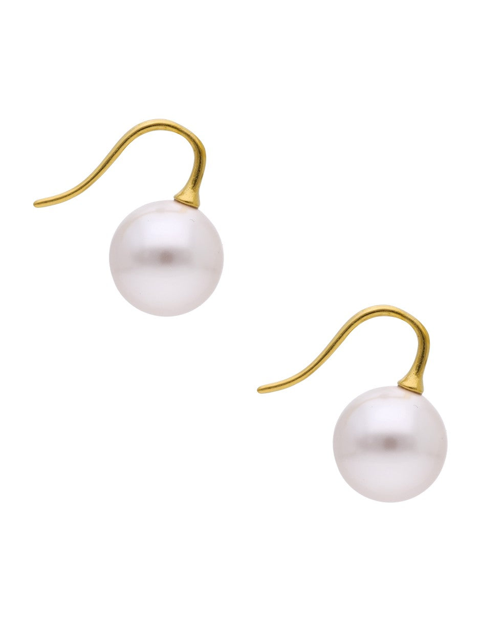 Arete Perla gancho
