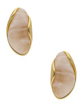 Arete Gota Resina Blanca