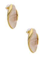 Arete Gota Resina Blanca