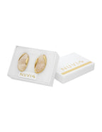 Arete Gota Resina Blanca