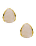 Arete Gotita Resina Blanco