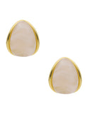 Arete Gotita Resina Blanco
